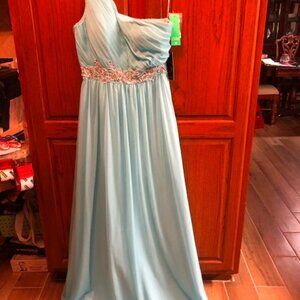 Nox Anabel 2688 Aqua Blue formal dress
